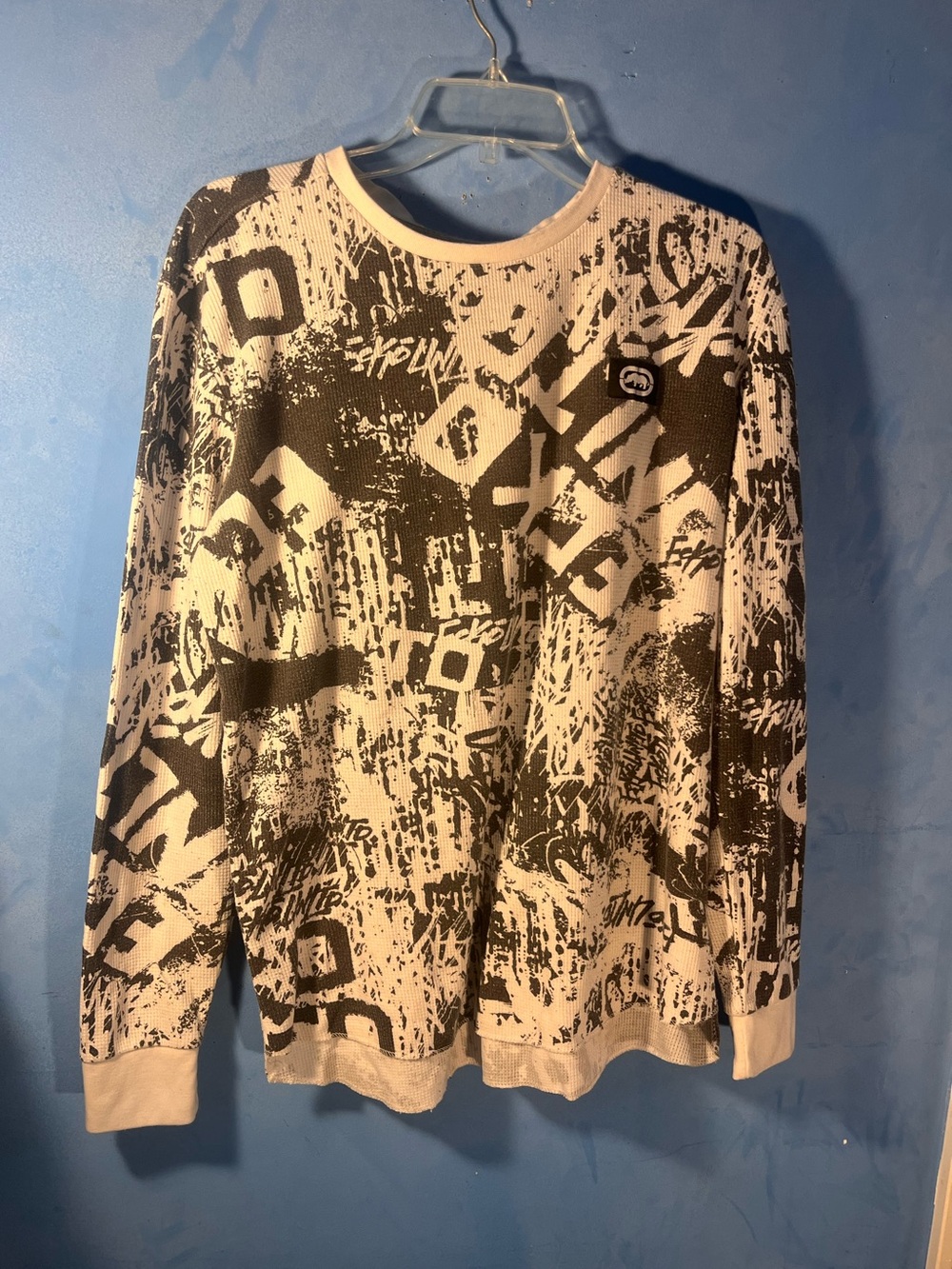 Ecko Unlimited All Over Print Y2K Sweatshirt